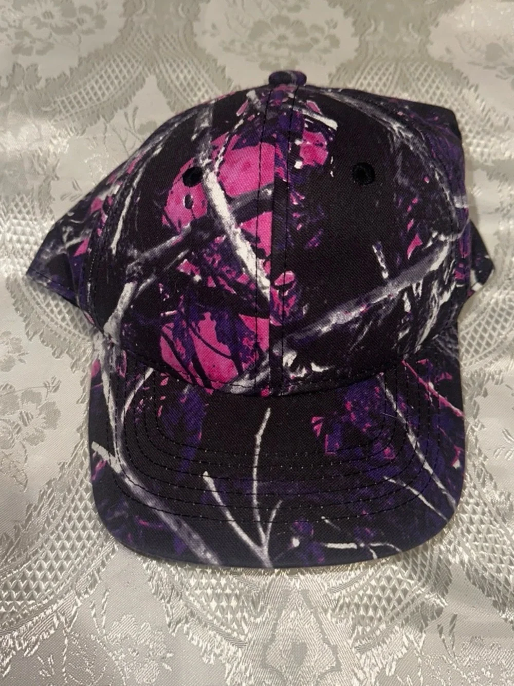 Purple & Pink Camo Ball Cap